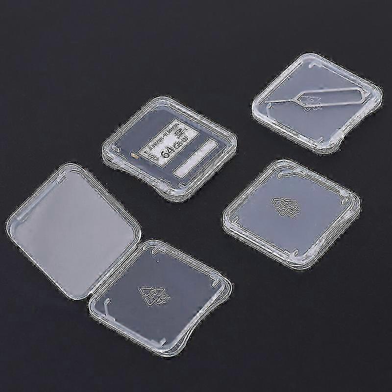 20 Transparent SD Memory Card Storage Boxes/Card Reader Storage Boxes