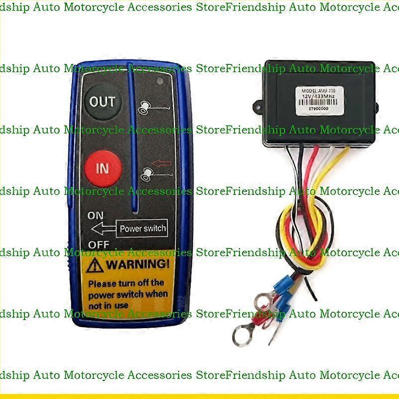 12V Remote Control Kit Wireless Winch Remote Control Switch for Truck ATV SUV Winch Universal Switch
