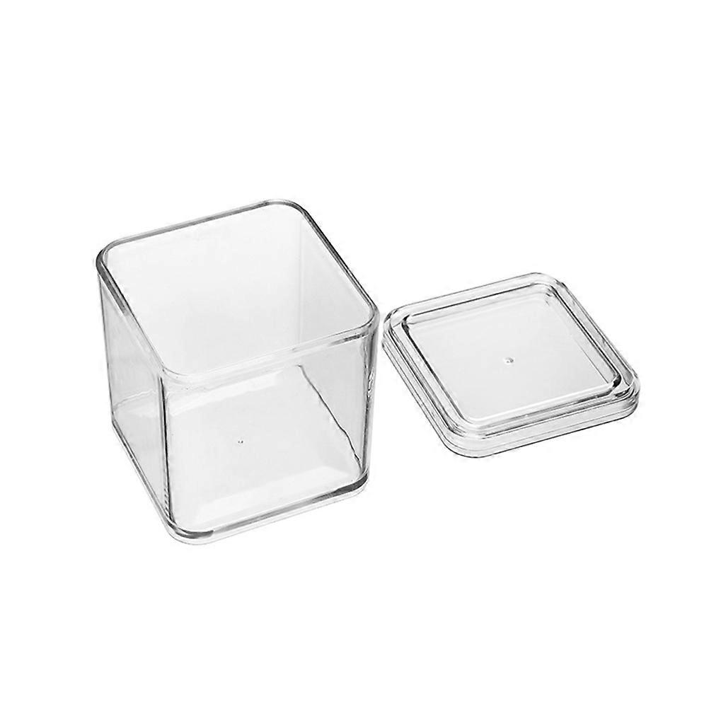Acrylic Storage Box for Small Articles Transparent Organizer 2Pcs