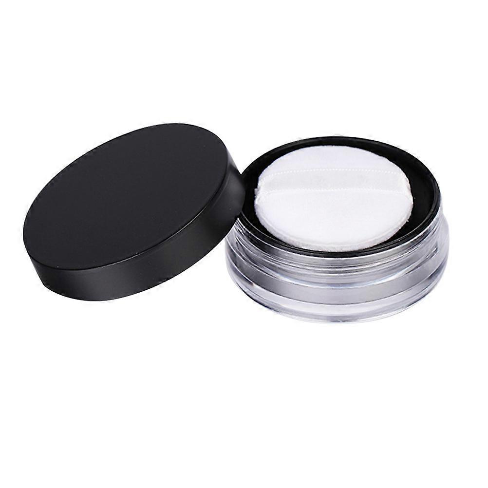 Powder Puff Holder Empty Powder Case for Storage 2Pcs Multi Color Design