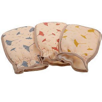 Waschen Baden Schrubben Rücken Handschuhe für Körper Schlamm Reinigung 3Pcs