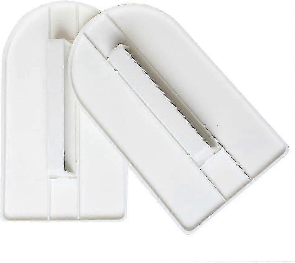 2pcs Cake Smooth Polisher Flat Edge Smoothing Tool