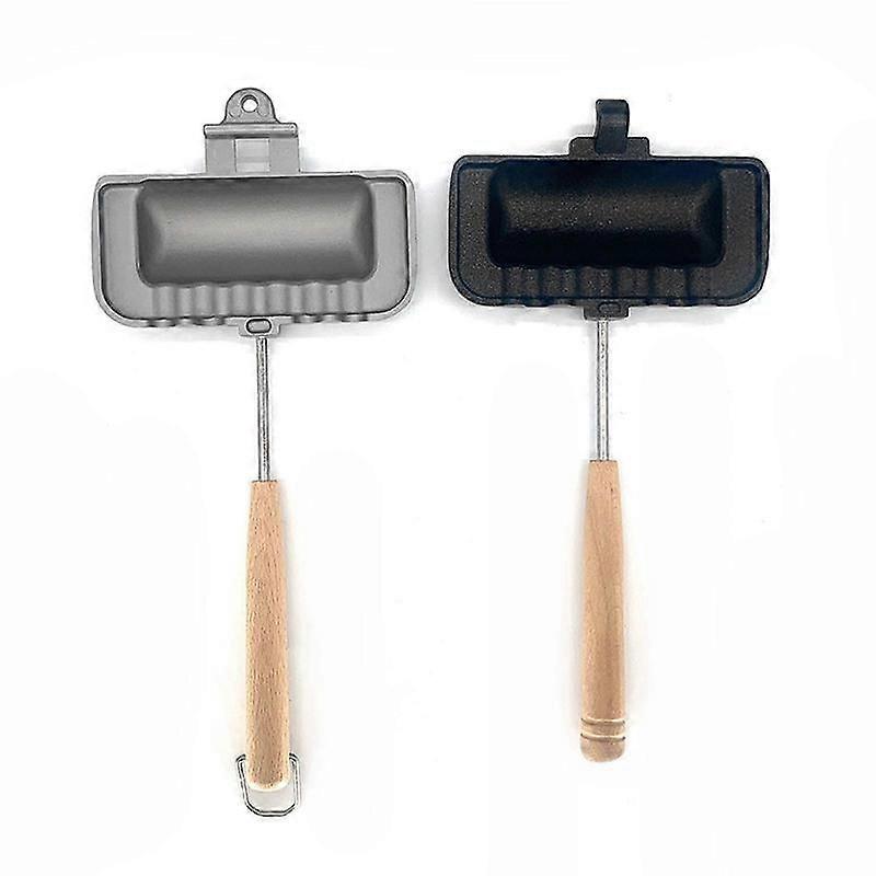 Removable handle sandwich baking pan maker non stick