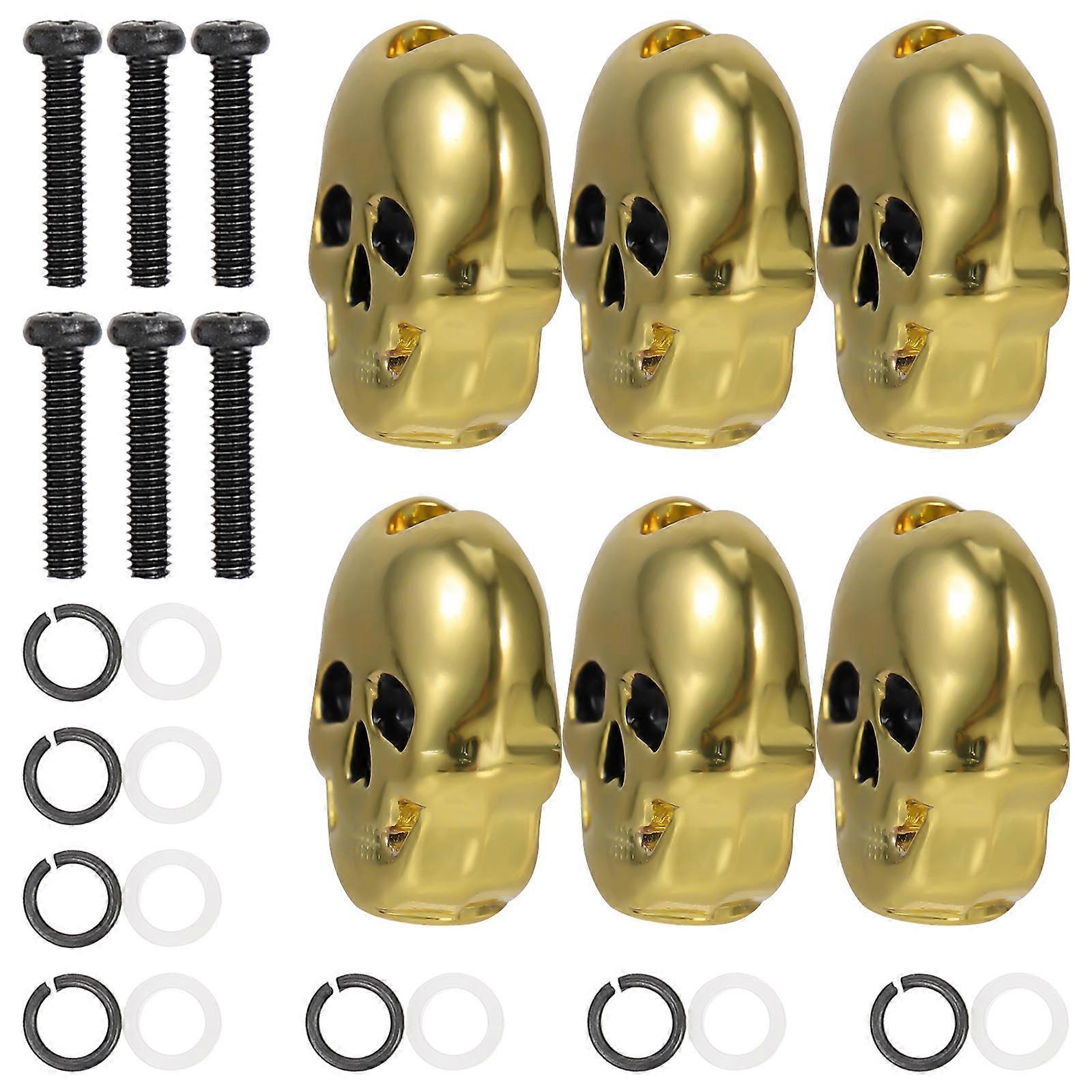 Guitar String Tuning Peg Lightweight Tuning Pegs for Guitar 6Pcs Set