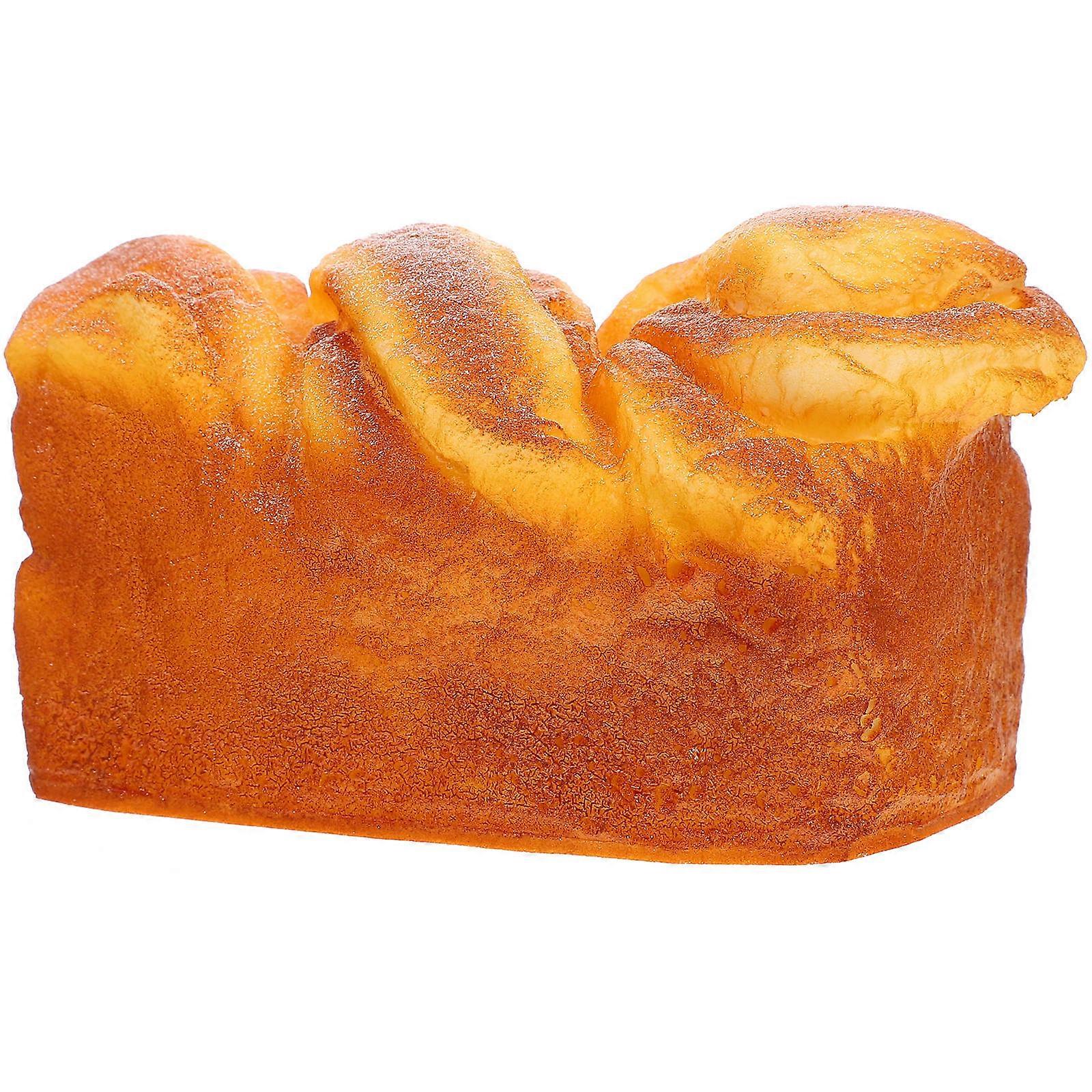 Bread Modeling Statue Fake Bread for Decor PU Material Prop