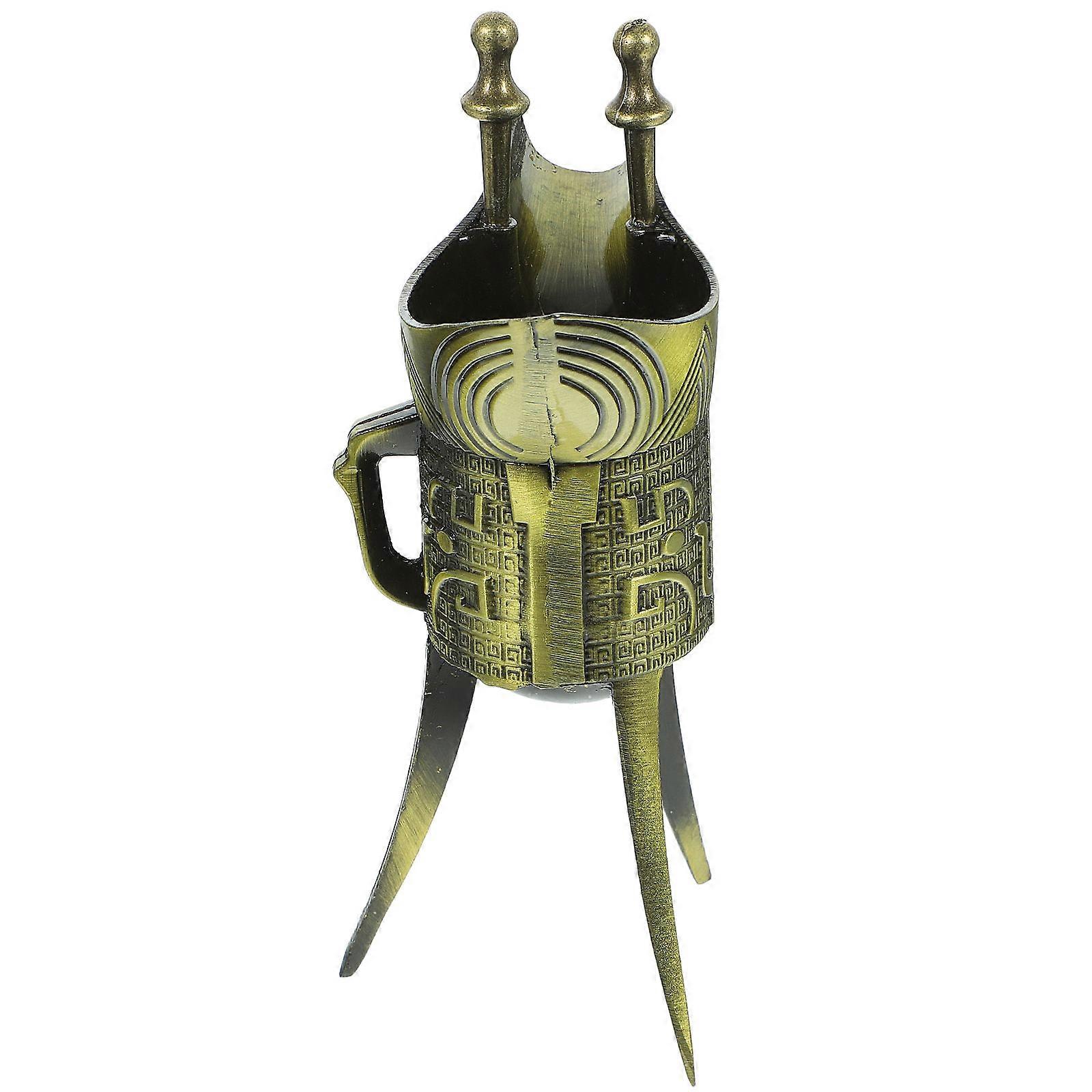 Ancient Cup Vintage Wine Mug for Decoration 4Pcs Set