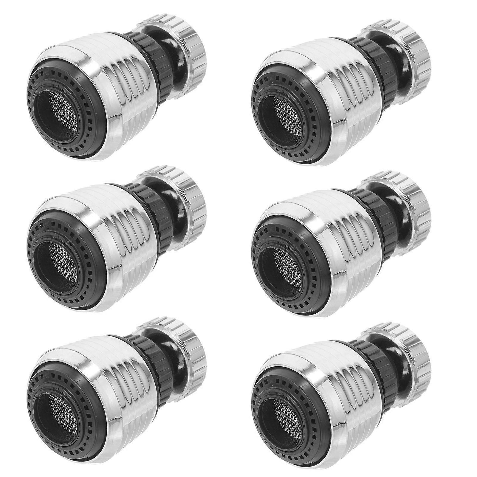 Faucet Filter Nozzle Cold and Hot Water Control for Home Kitchen Silver 8Pcs