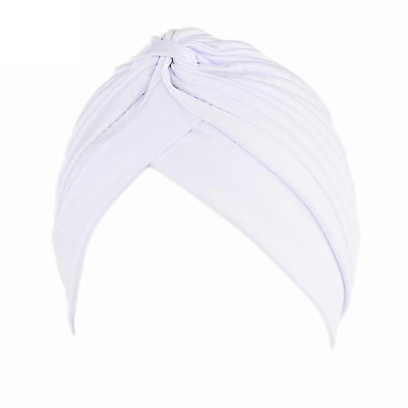 Womens Solid Turban Hat Head Wrap Beanie Chemo Cap Headwear