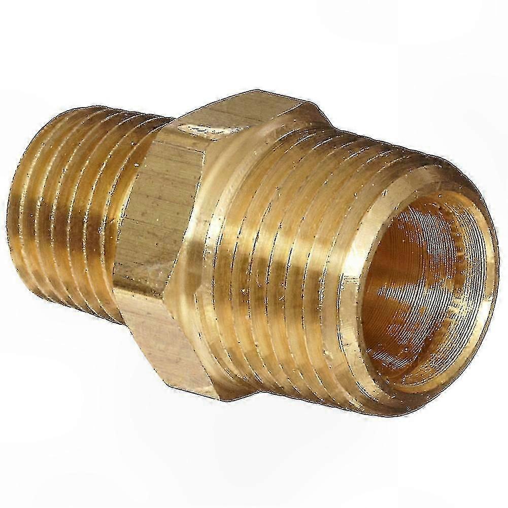1/2" to 3/8" Male Brass Pipe Fitting Connector Adapter