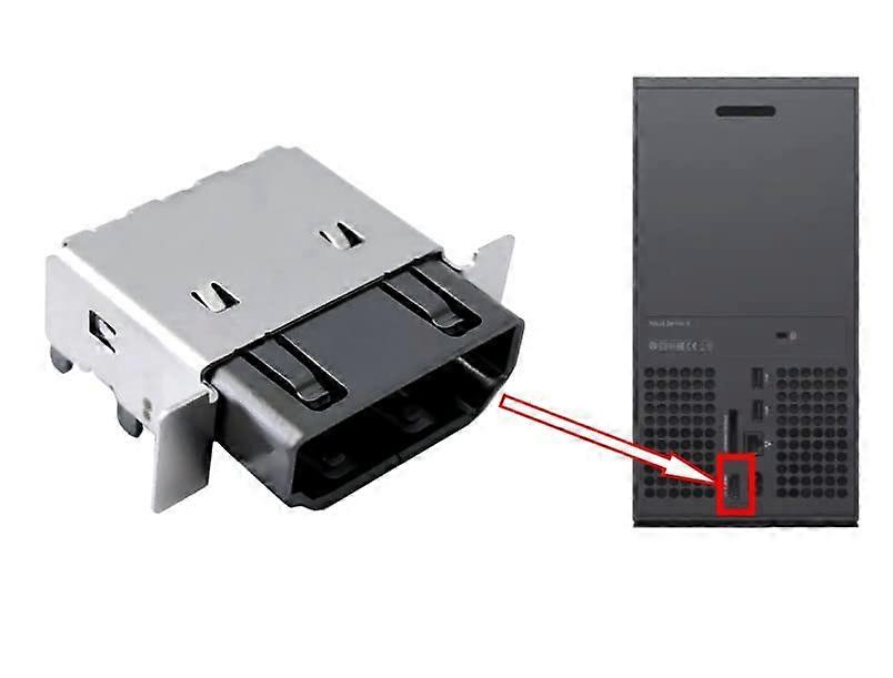 HDMI Port Replacement Connector  Part for Xbox Series X for Restoring Durable Secure Connection