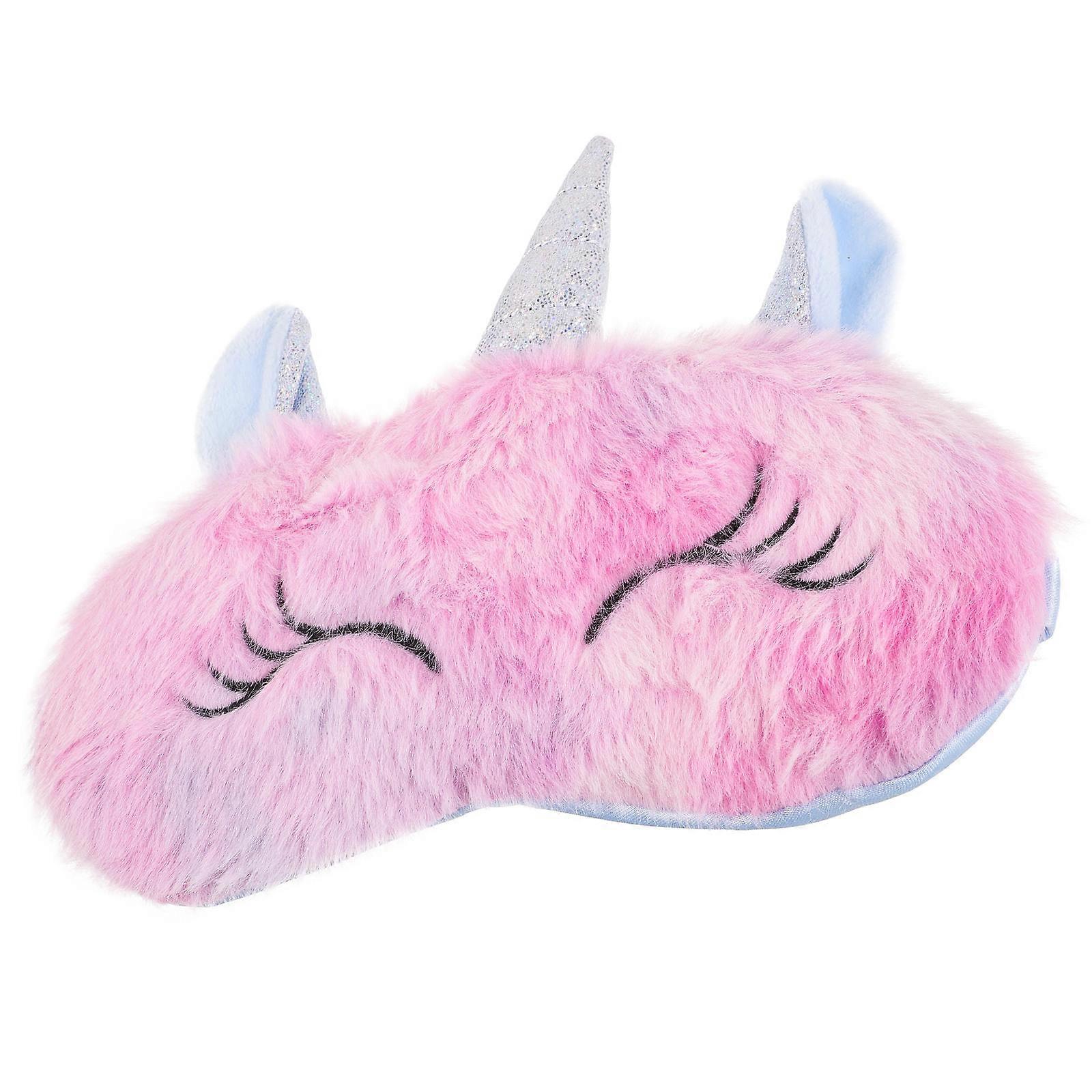 Cartoon Eye Patch Plush Sleeping Eye Patch for Comfortable Use 3Pcs Sky-Blue