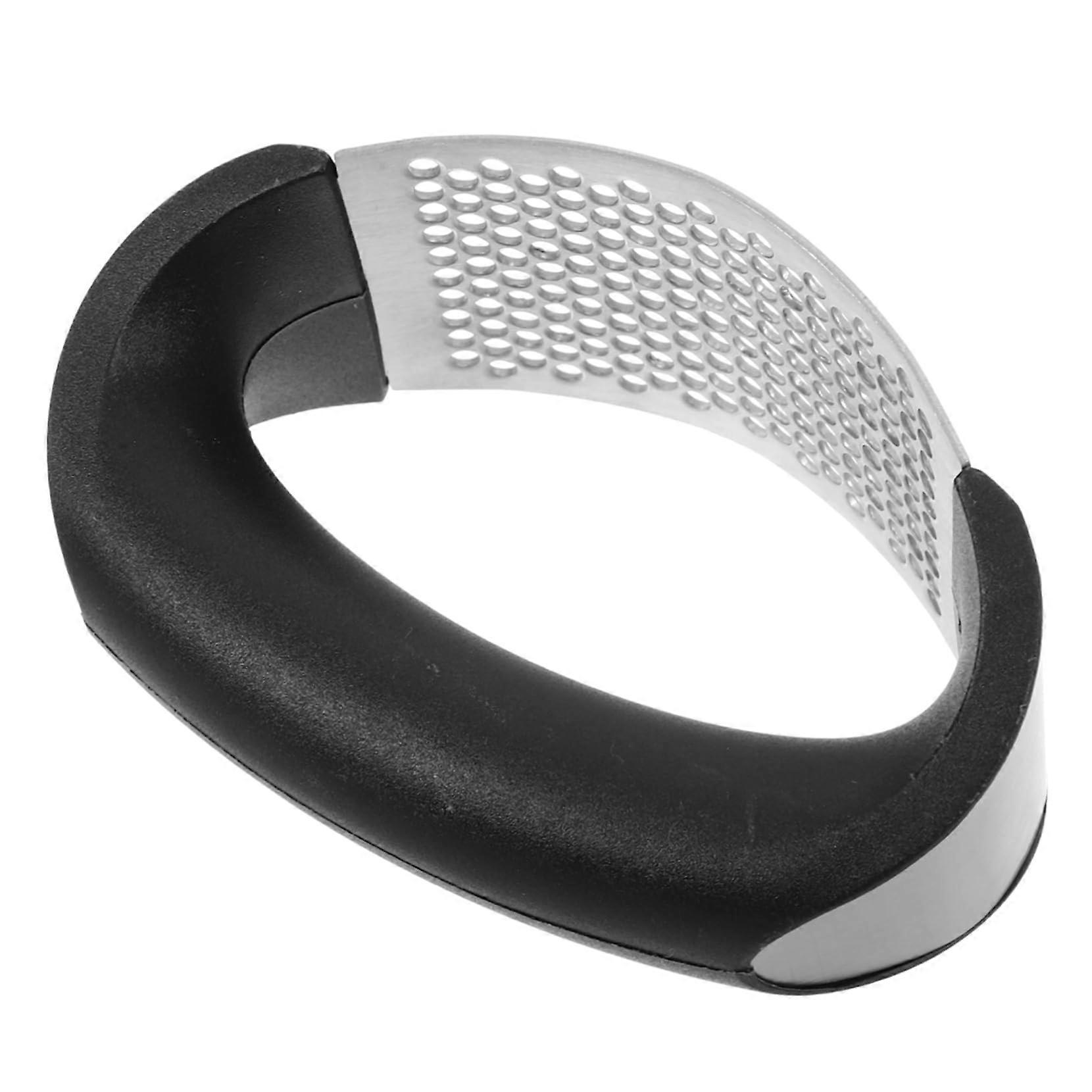 Stainless Steel Garlic Press Ergonomic Handle Crusher Tool for Effortless Mincing Kitchen Use