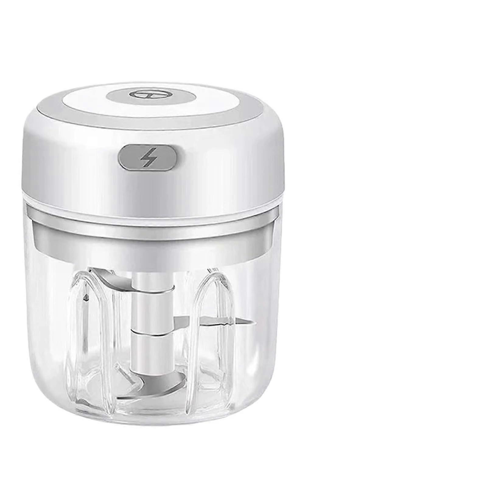Electric Garlic Chopper 250ML Mini Food Processor for Quick Meat Grinding and Vegetable Crushing