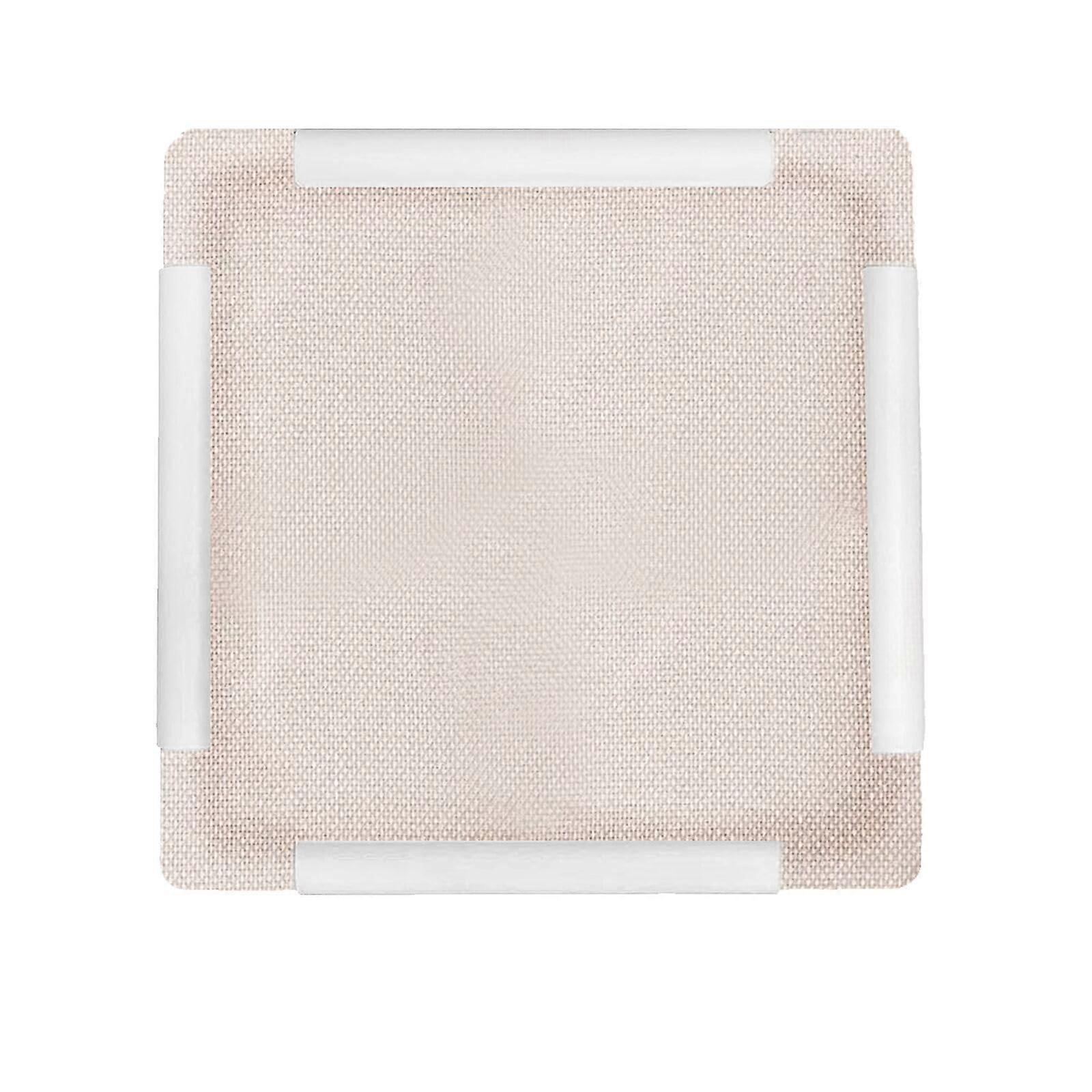 Cross Stitch Frame Set with Cloth, Adjustable Square Rectangle Embroidery Frame, Durable Plastic Clips