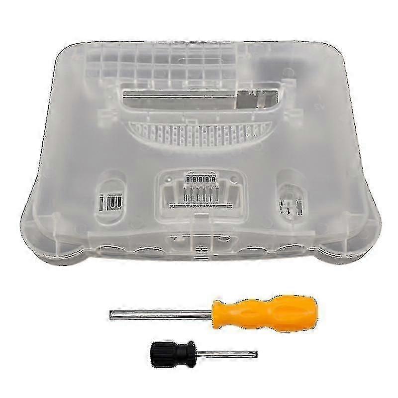 Replacement Plastic Shell Translucent Case For N64 Retro Console Transparent Box Transparent