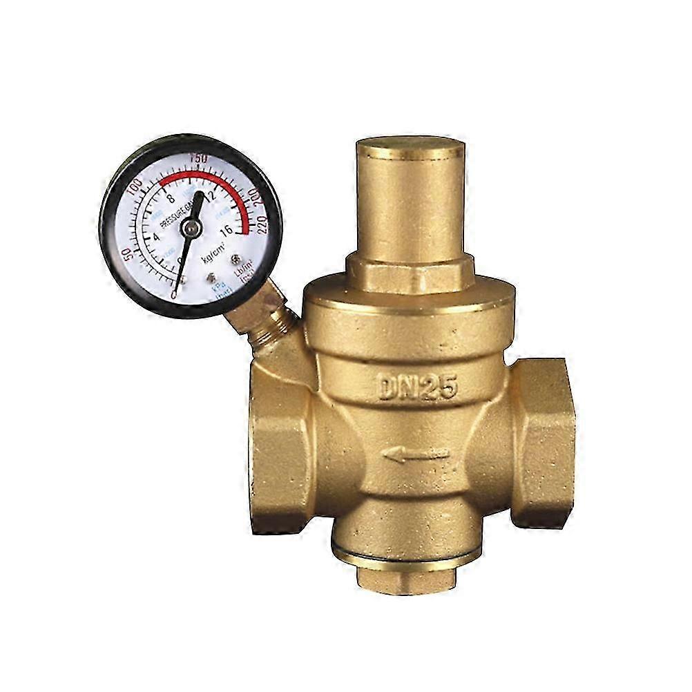 Régulateur de pression d'eau robuste en laiton, vanne réglable DN25
