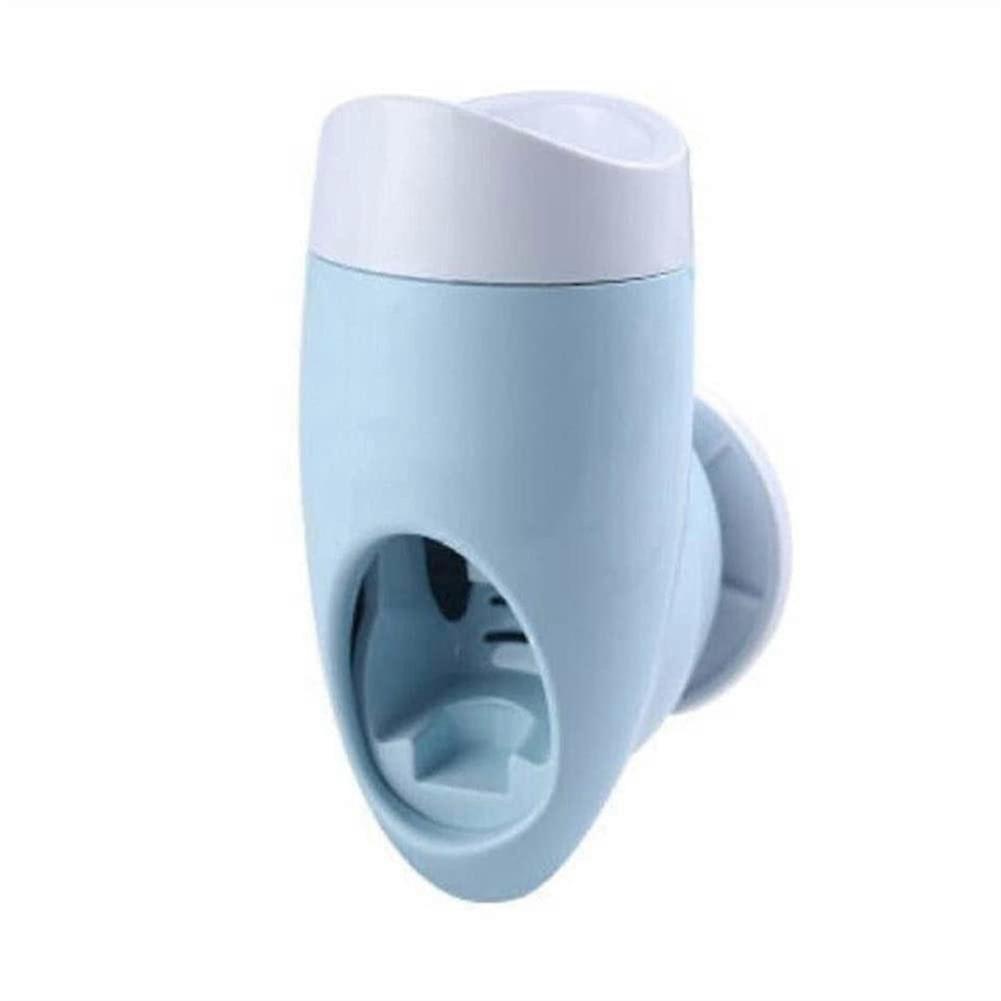 Automatic Toothpaste Dispenser with Toothbrush Holder Hands Wall Mounted for Bathroom