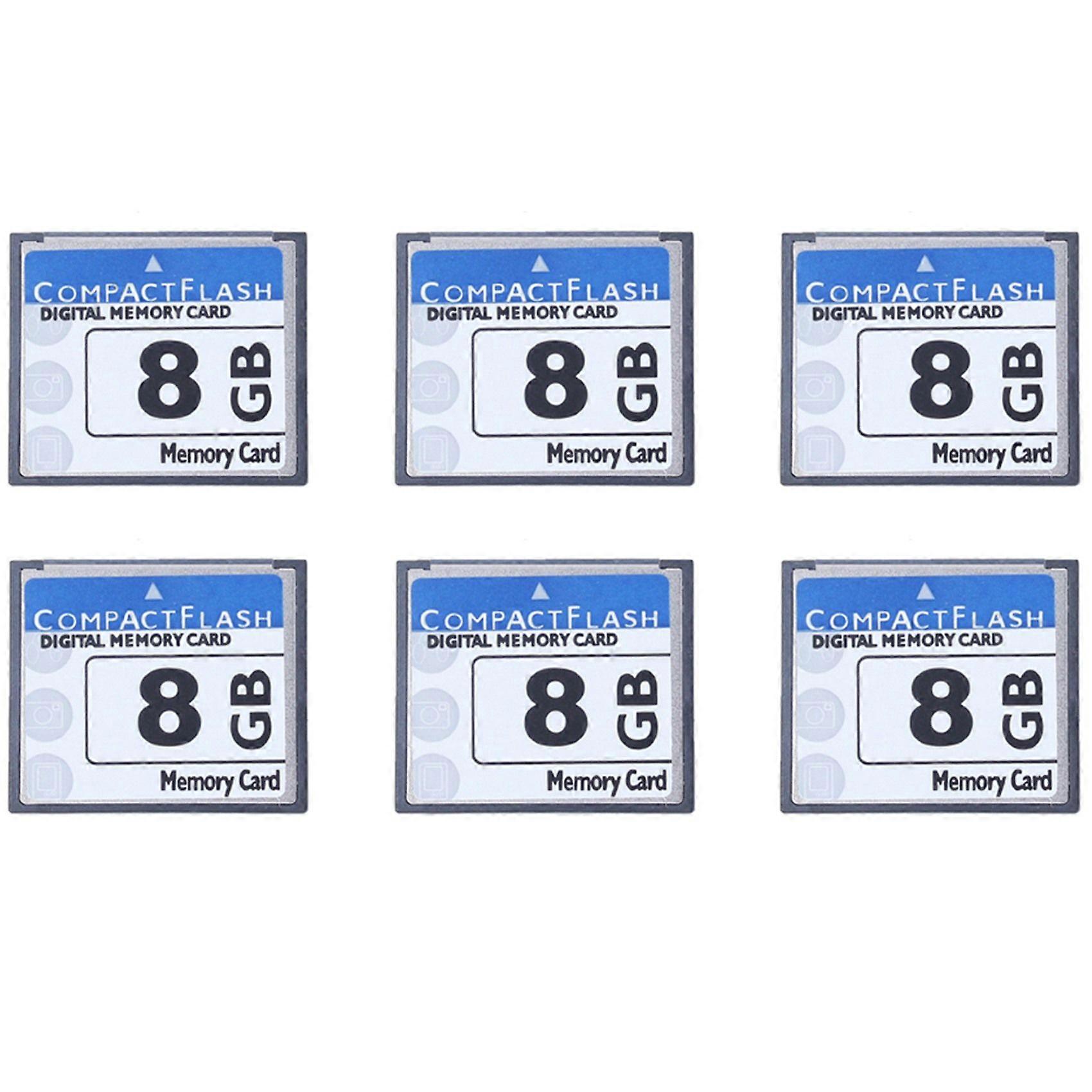 6X Professional 8GB Compact Flash Memory Card(White&Blue)