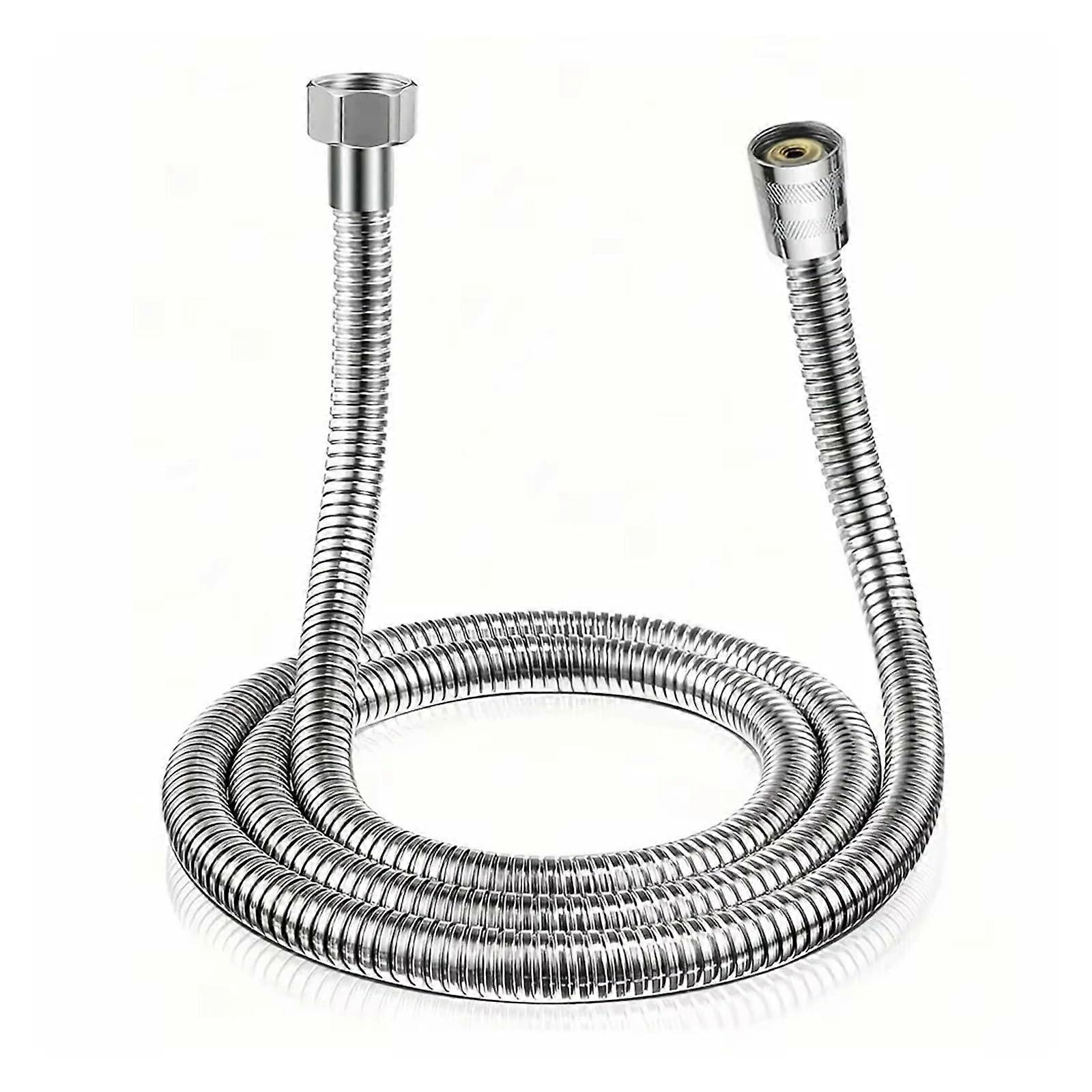 150cm Stainless Steel Shower Hose Rustproof Flexible Tangle Replacement for Bathroom