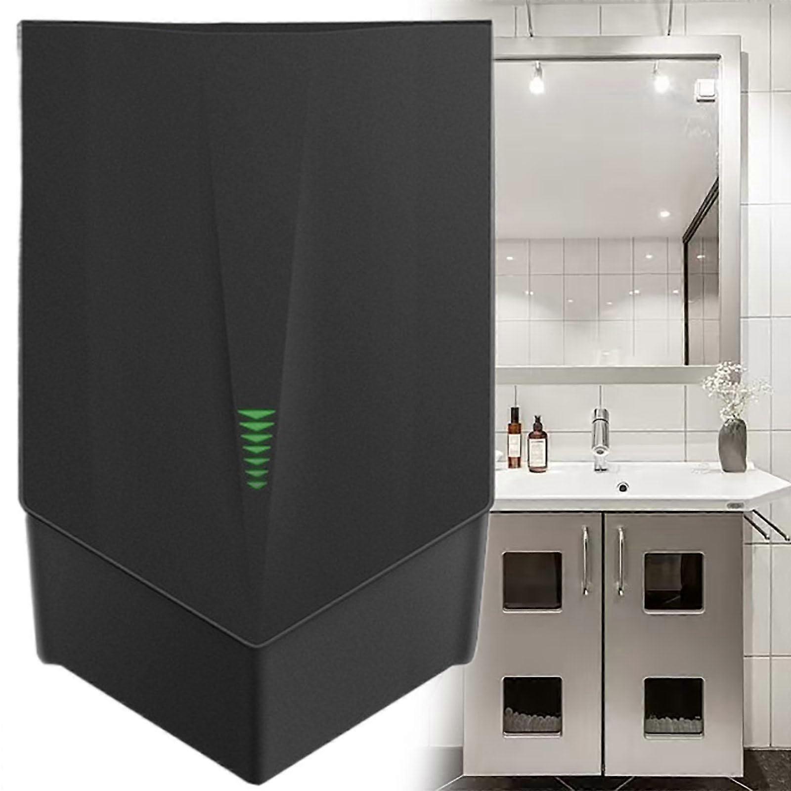 Automatic  Speed Commercial Hand Dryer with Fast Drying Touch Energy Saving Black 1500W