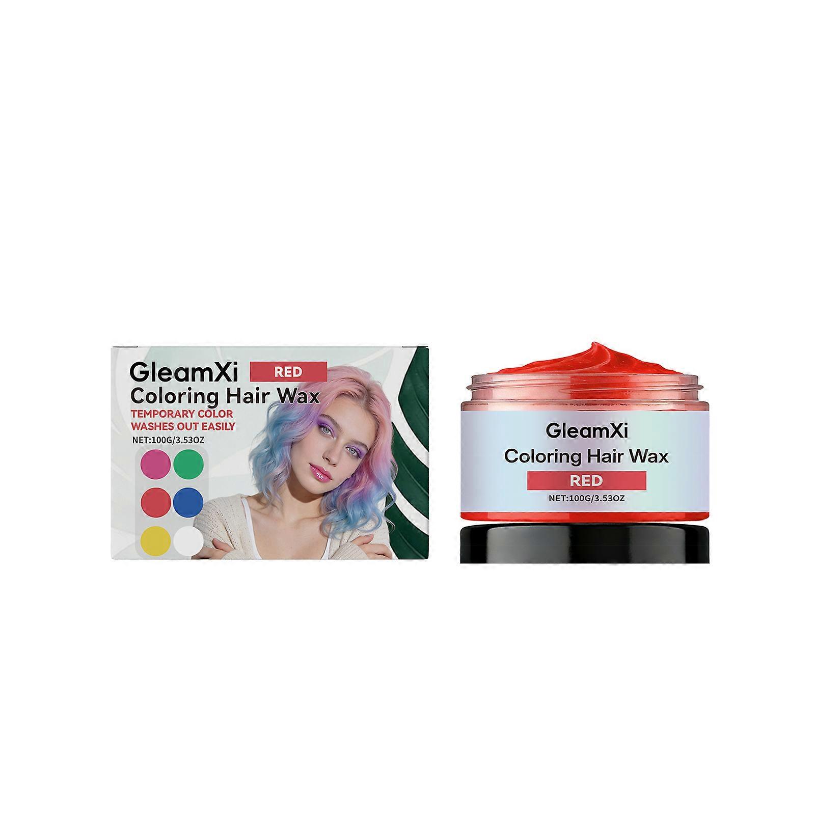 Gleamxi Temporary Red Hair Dye Gentle Formula