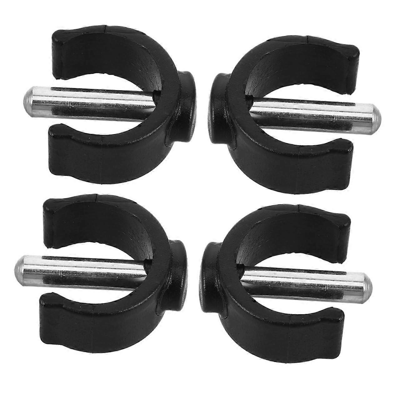 Walking Cane Pin Locks CShape Walker Replacement Latch Clamp for Seniors Secure Tube Connection