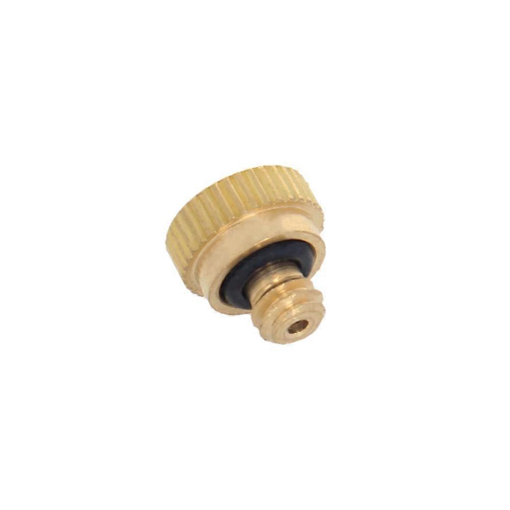 Brass Misting Nozzle 3/16 Thread 0.2mm Orifice for Outdoor Cooling System Fine Mist Cooling Replacement Head