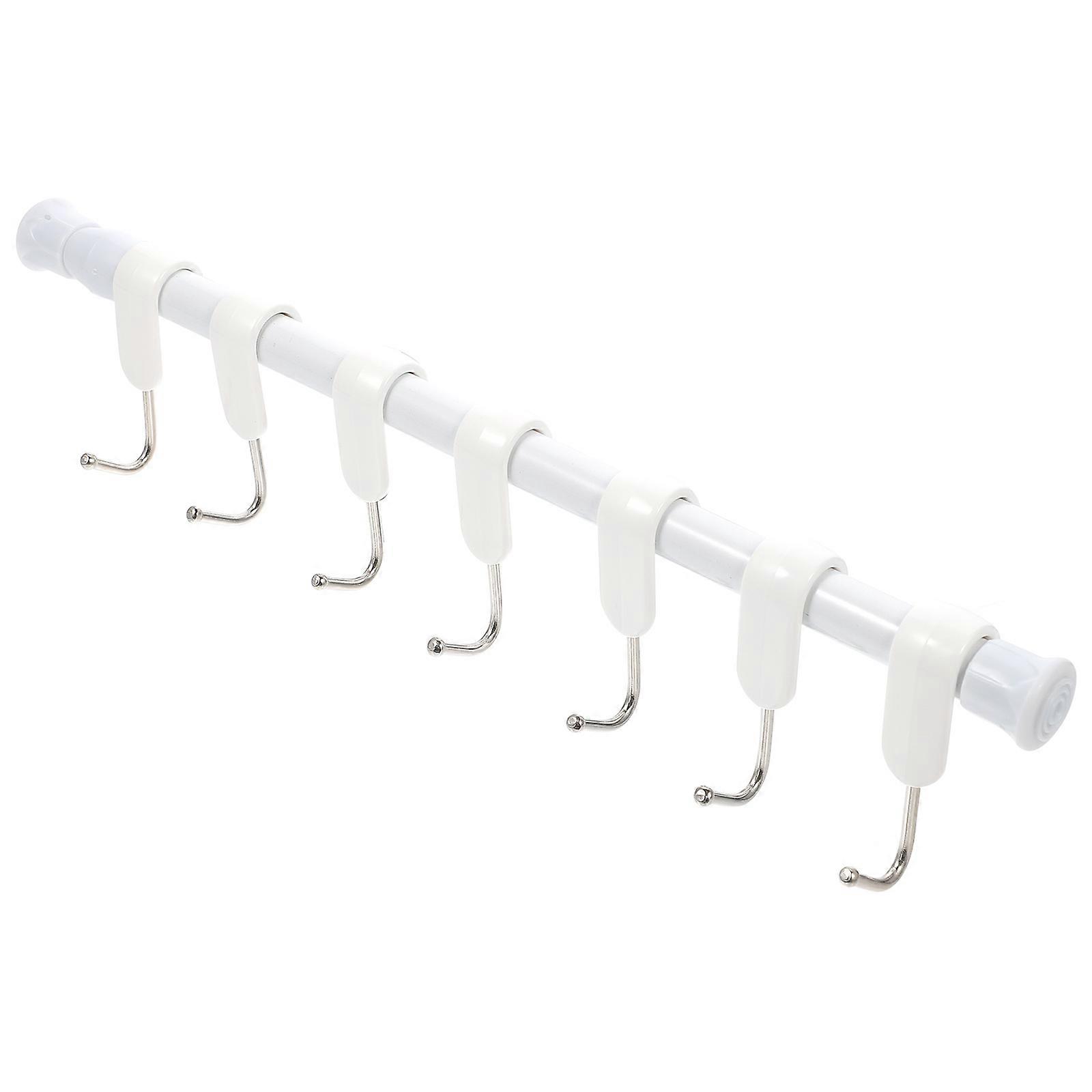 Bathroom Curtain Rod Hanging Hook for 1Set Retractable Clothes Rail