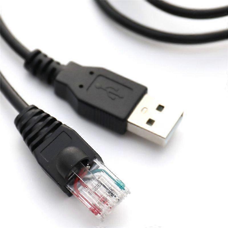 USB To RJ50 Console Cable with Molded Strain Relief Boot,1.8M