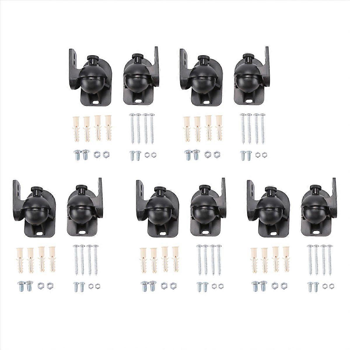 Universal Rotatable Speaker Wall Mount Stand Bracket 1 Pair