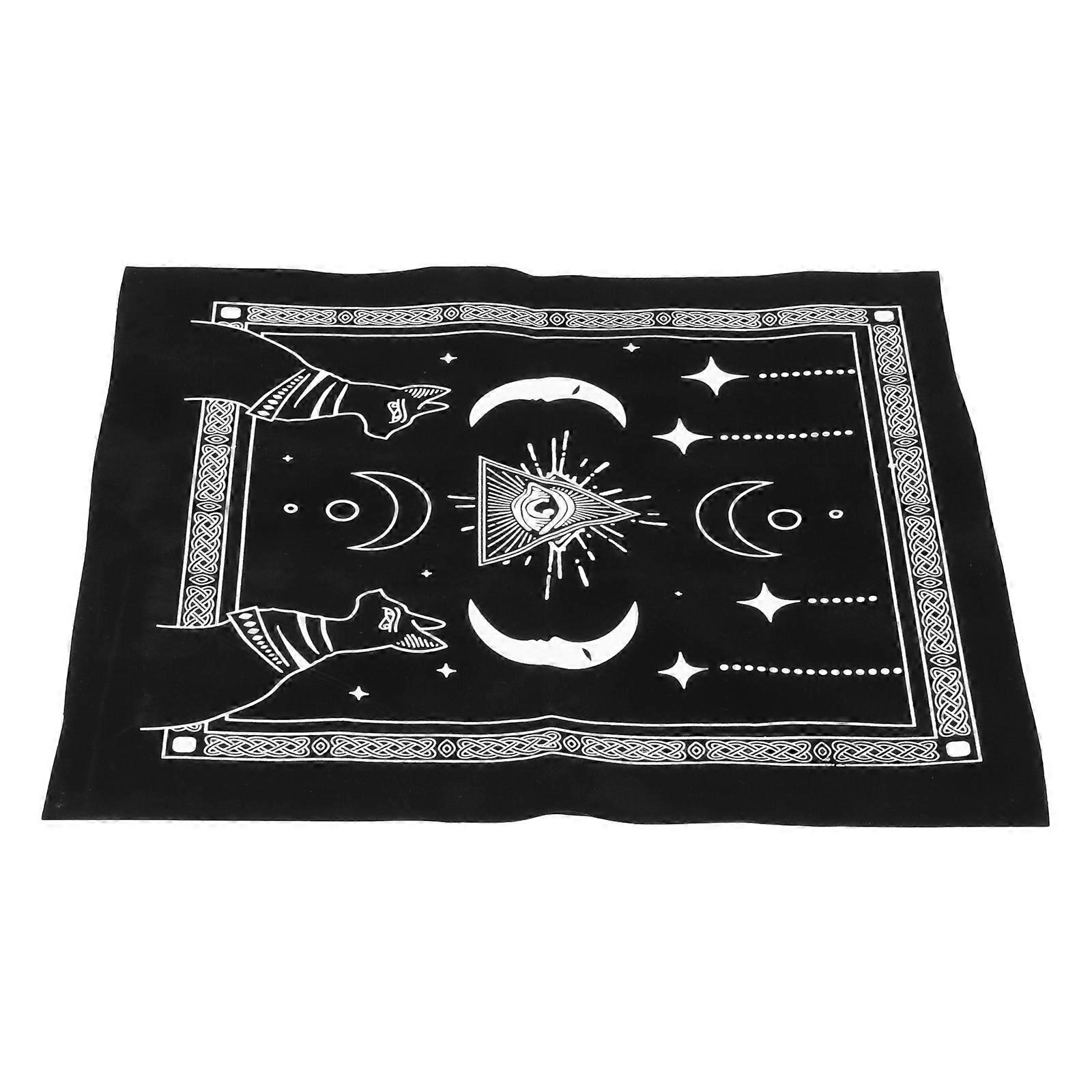 Tarot Desk Cloth Creative Divination Tablecloth for Reading 4Pcs