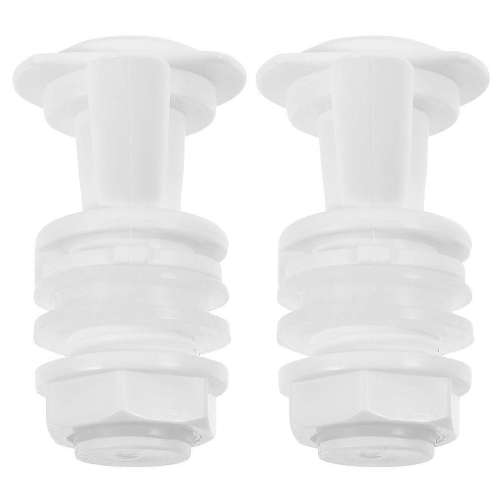 Replacement Water Dispenser Spigot Push Button Faucet 2Pcs Plastic White