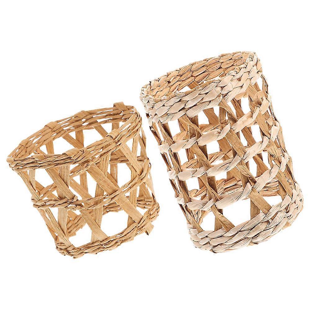 Straw Cup Holder Mug Straw Covers for Drinking Cup Sleeve 2Pcs Set