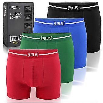 Everlast herenboxershorts EV004, kleur katoen, 4 stuks, maat M