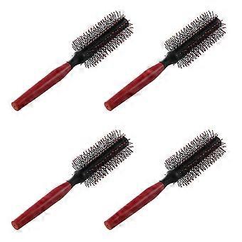 4X Professional Wavy Curly Hair Brush Comb Hair Care Pin Cushion Roll Round Comb