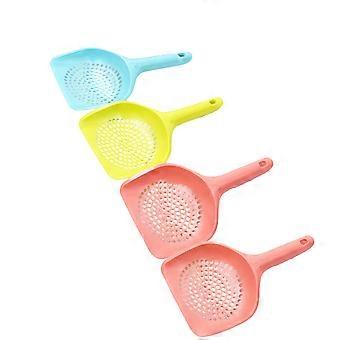 Cat Litter Scoop Plastic for Pet 4Pcs Kitten Waste Cleaning Tool