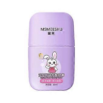 Stik gaya rambut dengan pemegang sikat untuk rambut licin, gel stik rambut untuk kanak-kanak dan dewasa, anti kusut, pembentukan rambut,