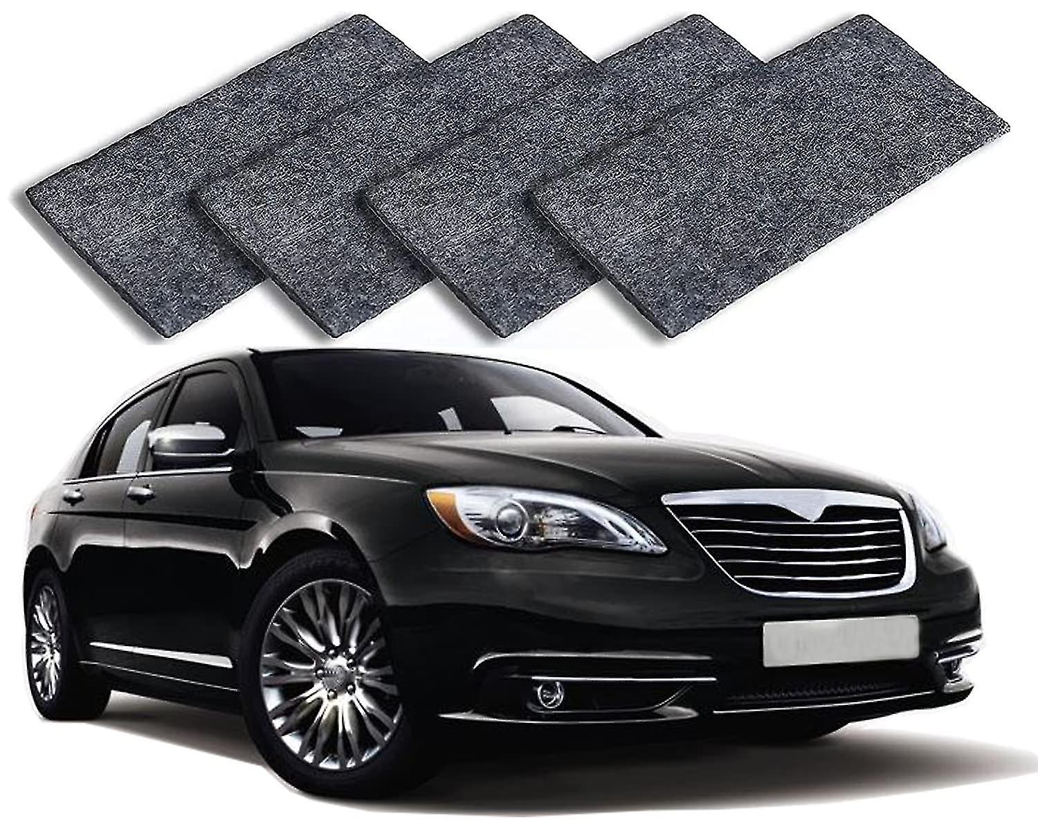 Nano Sparkle Cloth(gray 4 Pcs), 2022 Nano Sparkle Cloth For Car Scratches, Nano Magic Cloth Easily Repair Paint