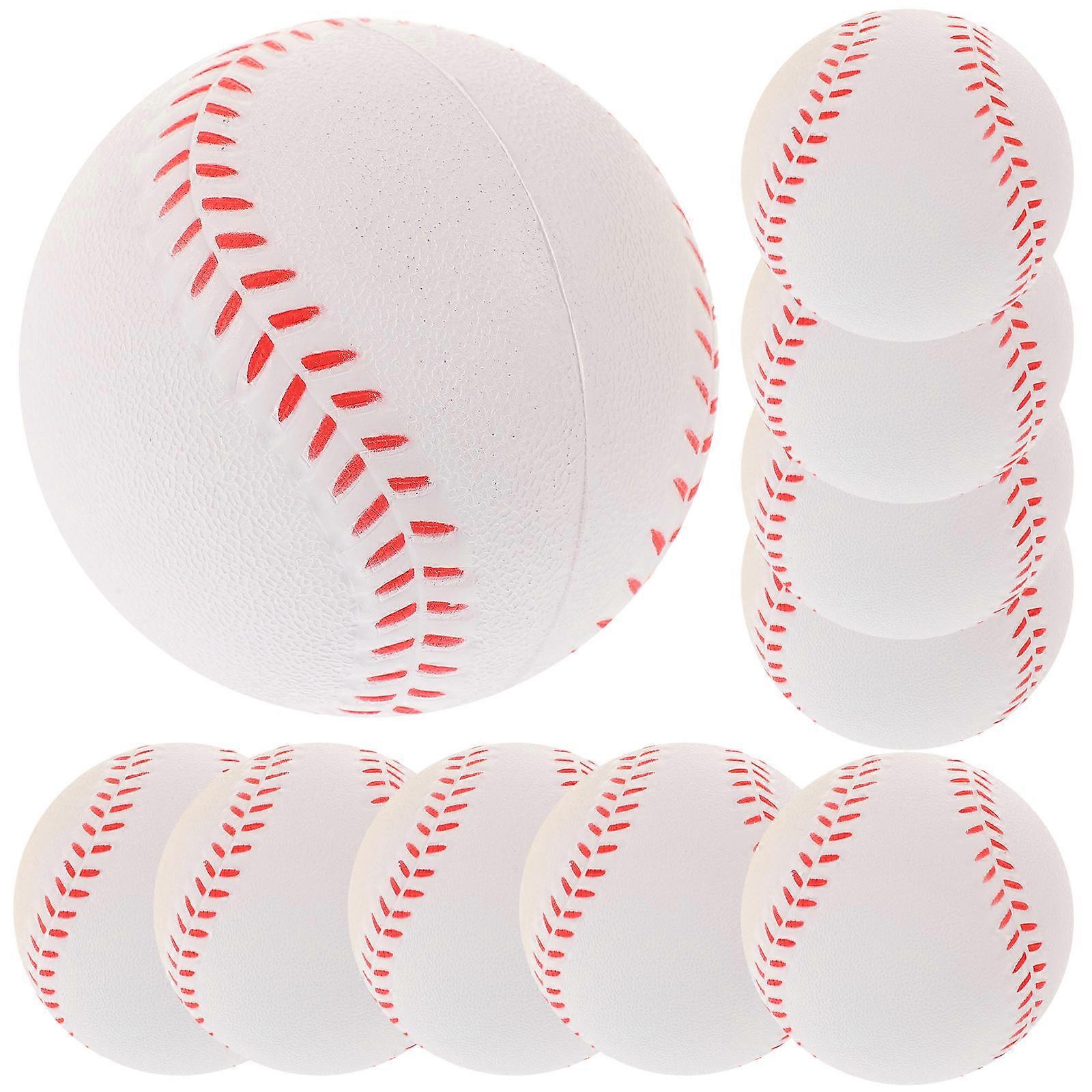 Practice Baseball PU Baseball for Beginner Training 12Pcs Assorted