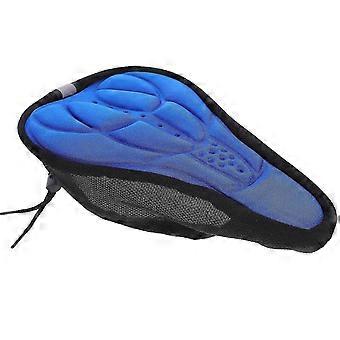 Mountain Bike 3D Spugna Spessa Dimensione Universale Silicone Fodera Cuscino (Blu)