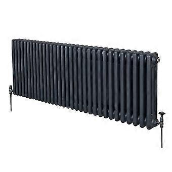Traditional 3 Column Radiator 600mm x 1462mm Modern Central Heating Heater Matt Anthracite Grey