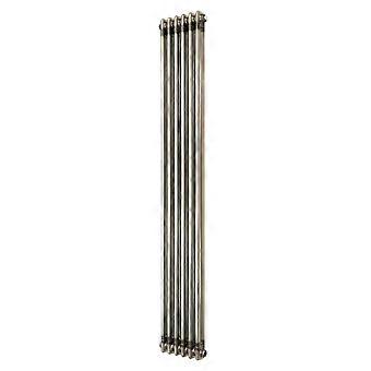 Traditional 2 Column Radiator 1800mm x 290mm Modern Central Heating Heater Raw Metal Carbon Steel