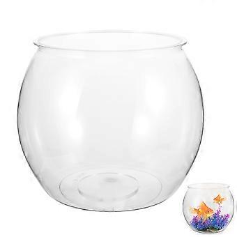 Bol à poissons en plastique pour aquarium, récipient pour micro-paysage, bol à poissons en plastique transparent