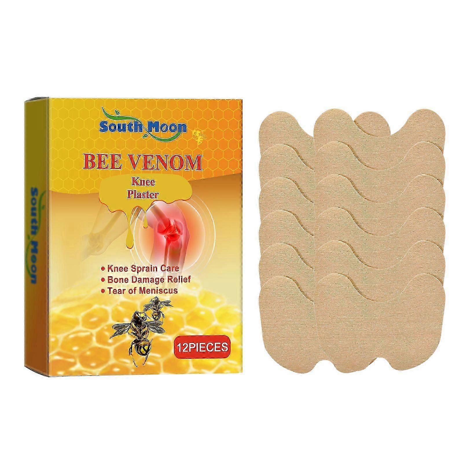 Knee Care Patch Bee Venom Knee Joint Patch For Relieving Knee Discomfort Massage Care Patch