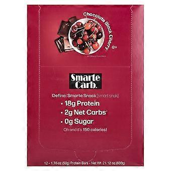 NuGo Nutrition, Smarte Carb® Protein Bar, Chocolate Black Cherry, 12 Bars, 1.76 oz (50 g) Each