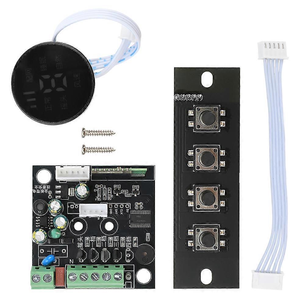 220V 110- Smart Fan Conversion Universal Module Mobile App Remote Control Voice Control Three Speed Settings