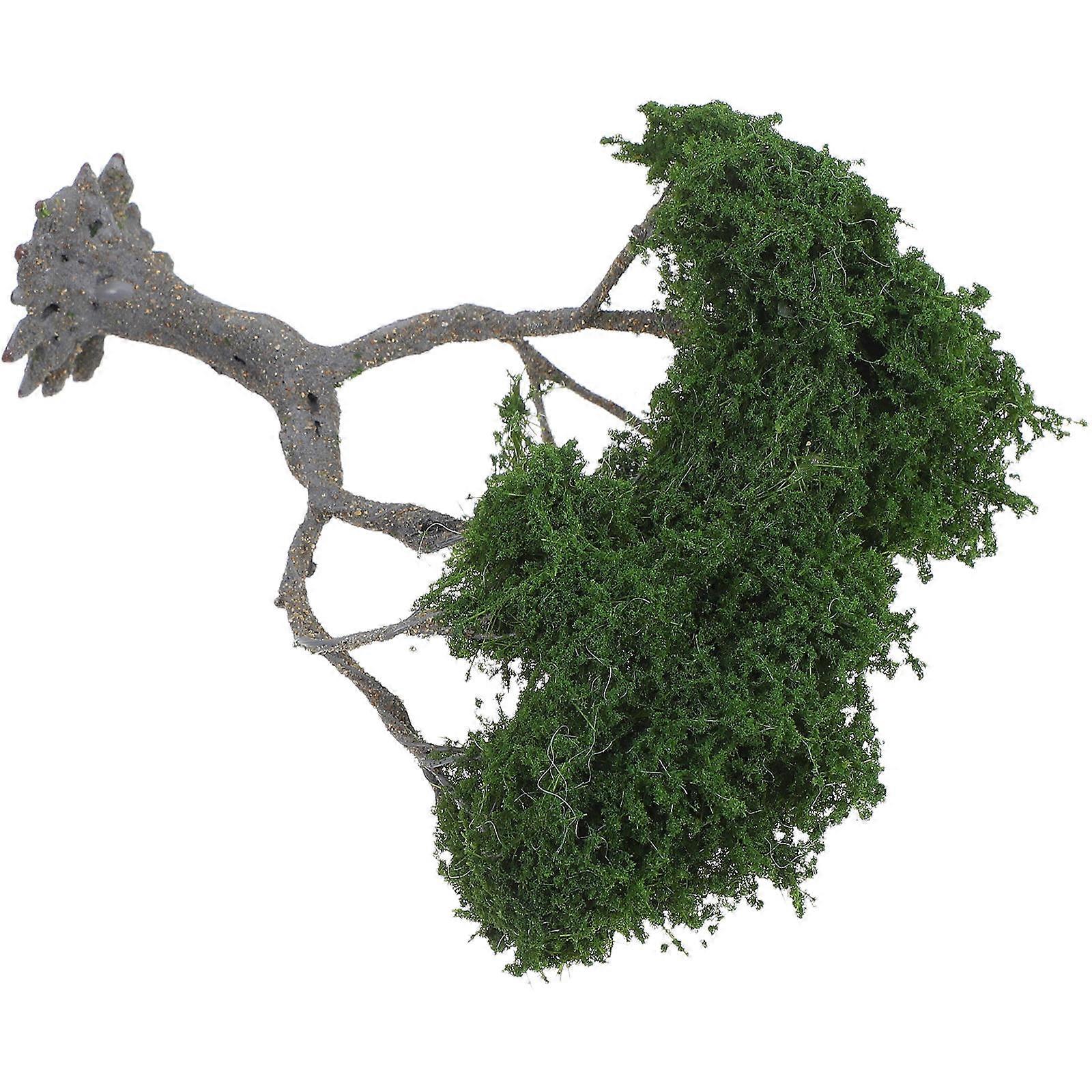 Tree Decor Miniature Trees for Landscape with High Simulation 2Pcs