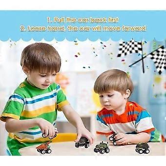 6 Pull Back Dinosaur Cars for Kids - Safe, Durable, and Fun Toy Vehicles for Imaginative Play!