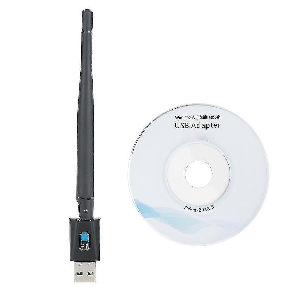 W87B USB Network Card Wireless WIFI Adapter Compatible with Bluetooth 4.0 compatible withComputer Connection