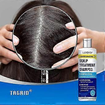 Ketoconazole Scalp Treatment Shampoo - Anti Dandruff Shampoo - Kliande hårbotten lindring, seborroisk dermatit, follikulit behandling, psoriasis schampo - 